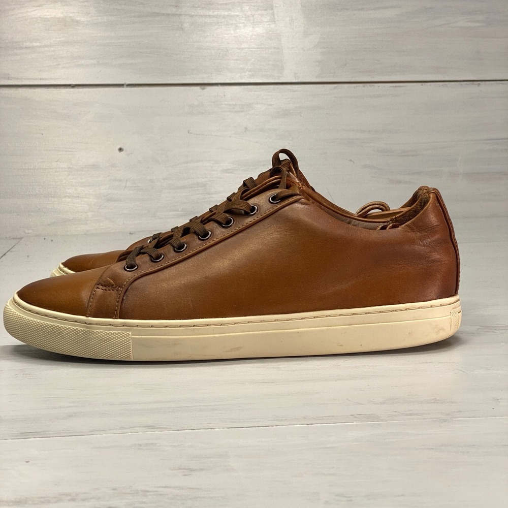 Thursday Boot Co Premier Low Top Mens 10 Brandy Leather Minimalist Sneakers